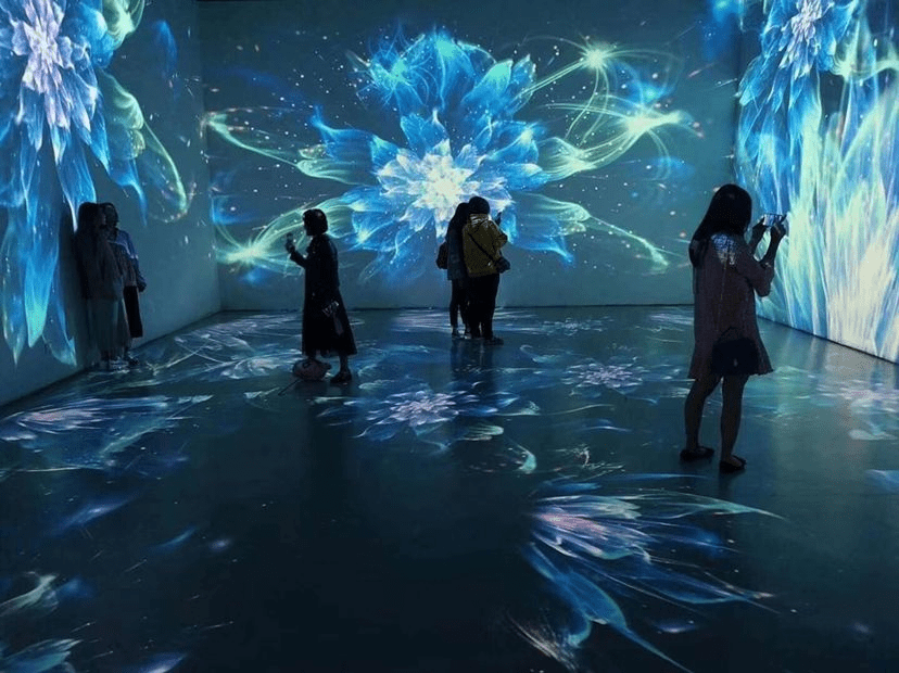 展厅中沉浸式互动投影大揭秘