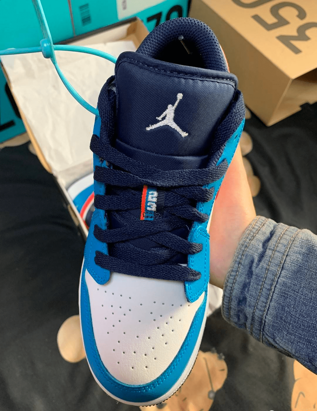 时间 新鞋开箱——Air Jordan 1 Low&quot;Game Time&quot;游戏时间（GS）蓝红白