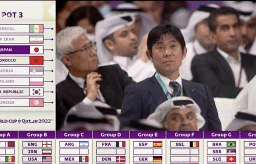 尘埃落定！2022世界杯抽签分组确定日本落入“死亡之组”
