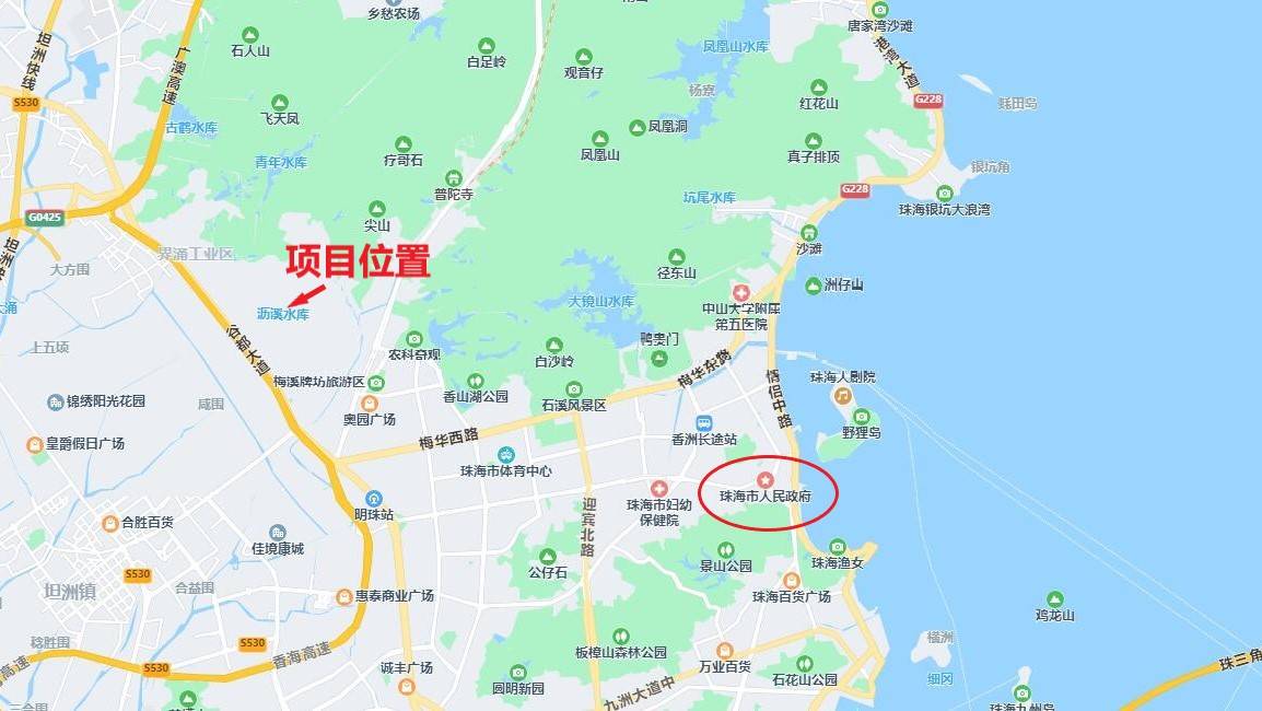 广东珠海城市规划信息这里将建一座面积约283万平方米的公园