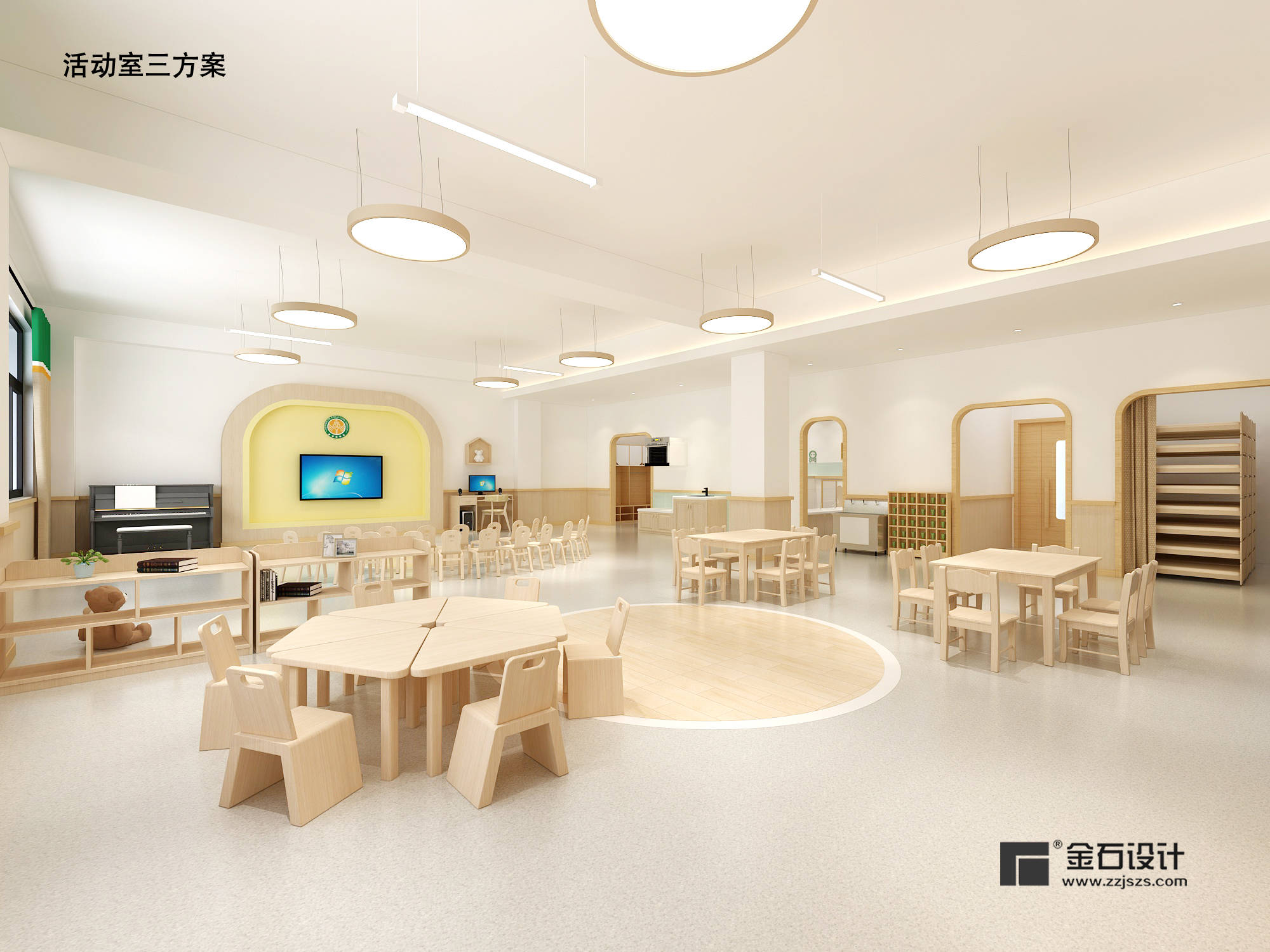 简约风格的幼儿园设计_空间_孩子_装饰