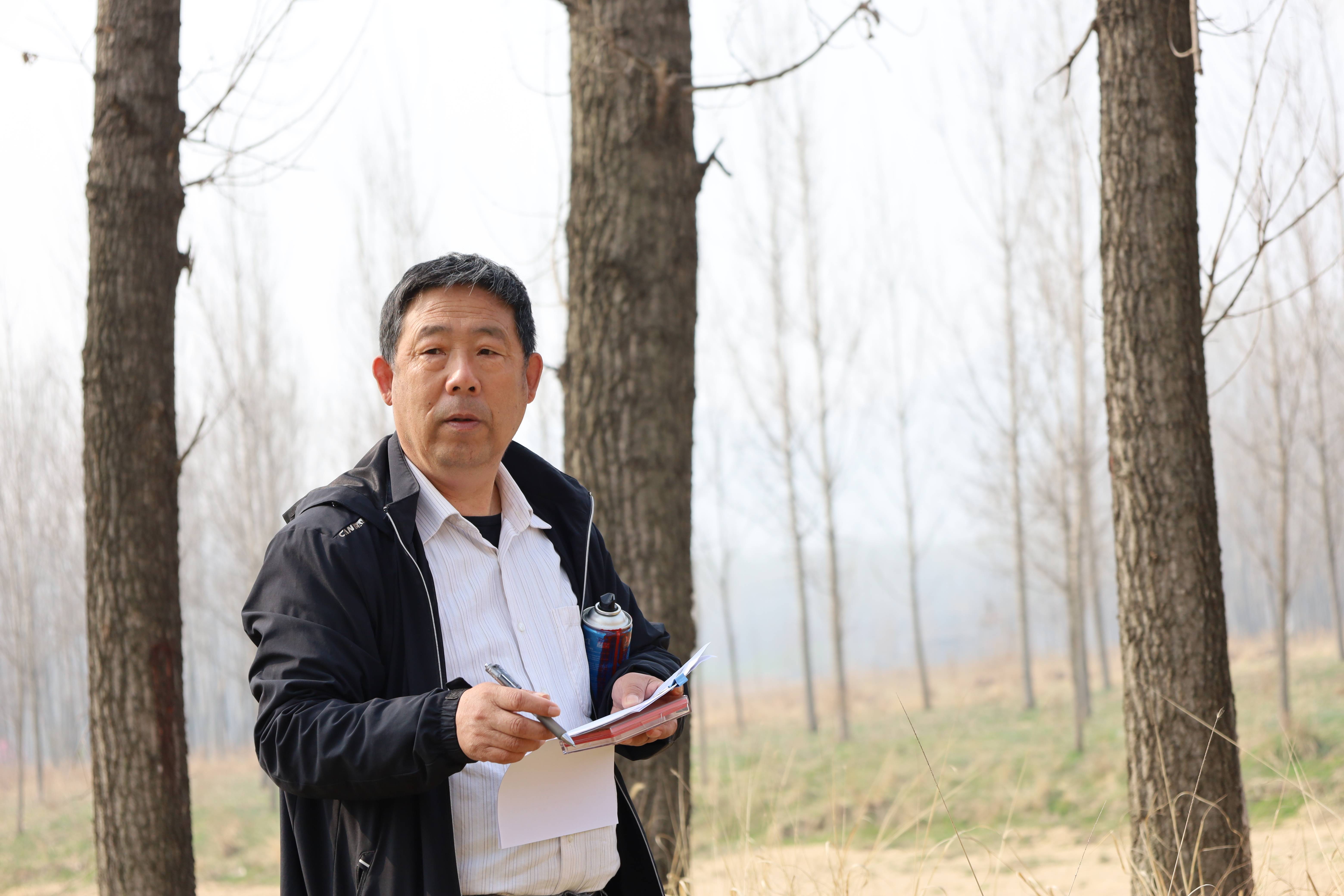 沂南县孙祖镇栗林村基本完成"临临高速"征地测量工作