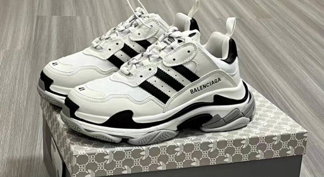 巴黎世家聯名阿迪達斯balenciagatriplesxadidas復古老爹鞋