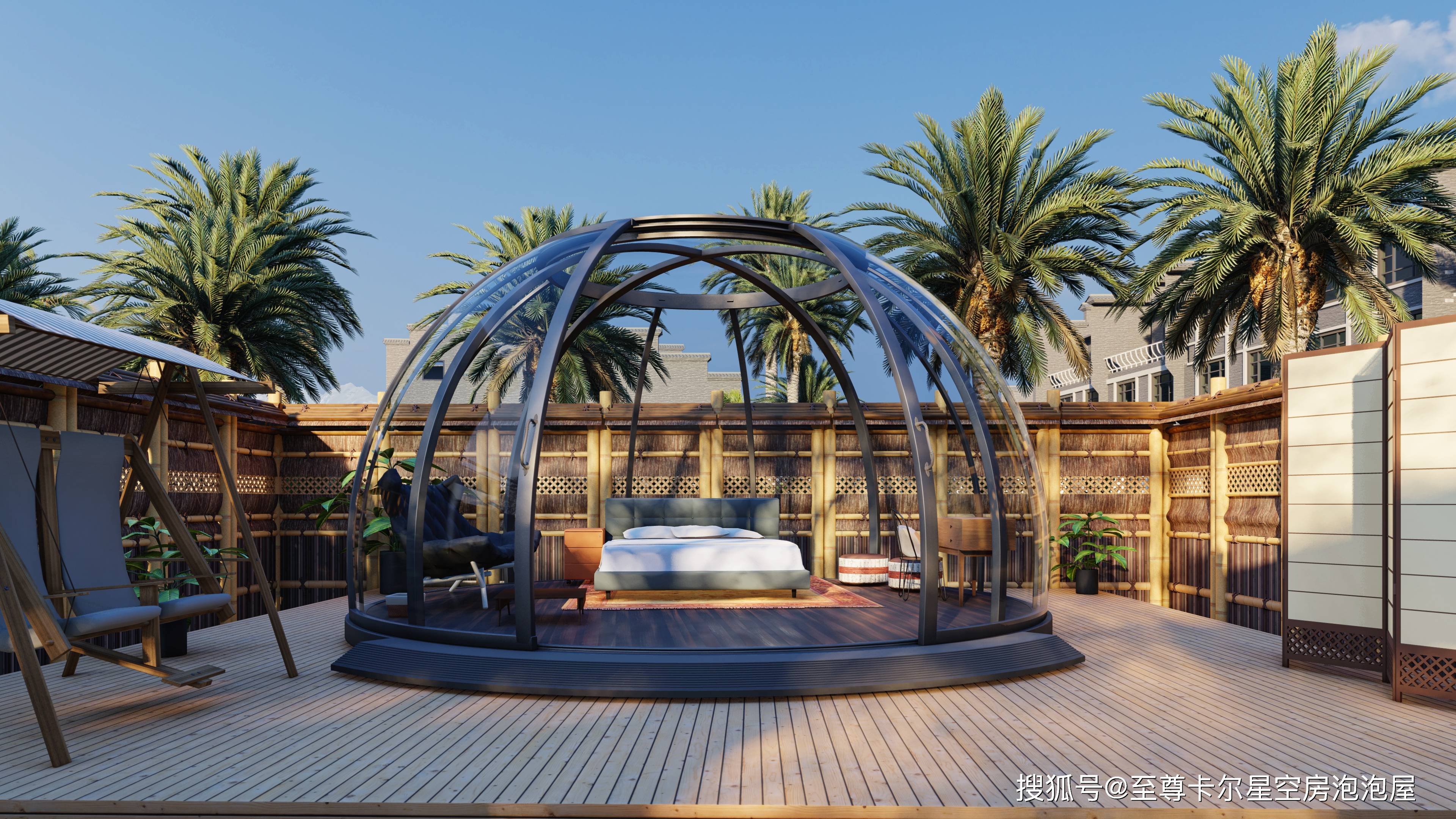 买不起别墅也必须买个顶层带露台的房子建个星空房太美了