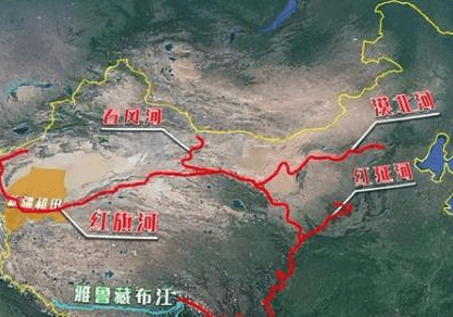 藏水入疆线路图图片