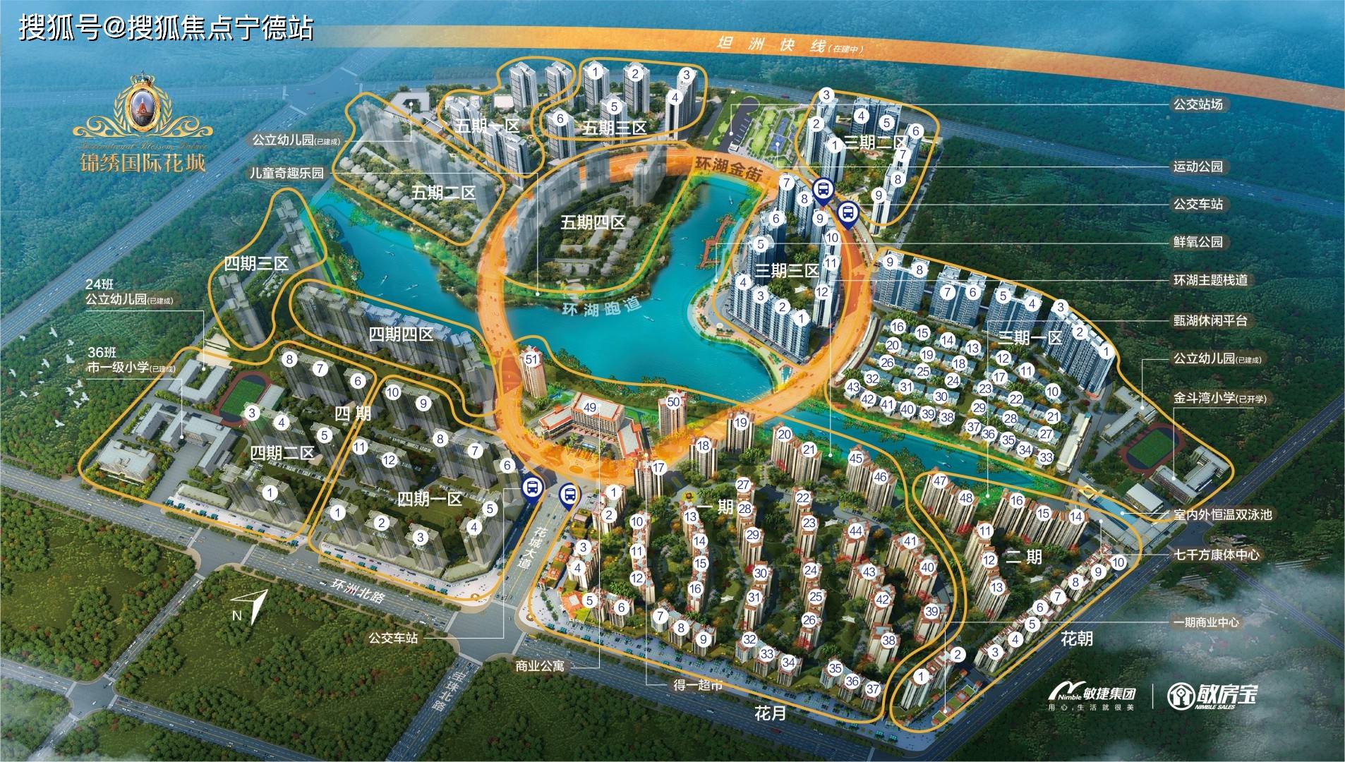 中山敏捷锦绣国际花城单价10000起带装修-首付两成10万起-来电赠送