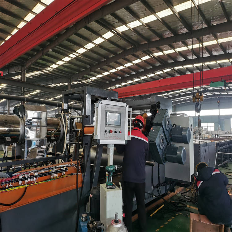 pp片材挤出机pp片材生产线塑料片材挤出机