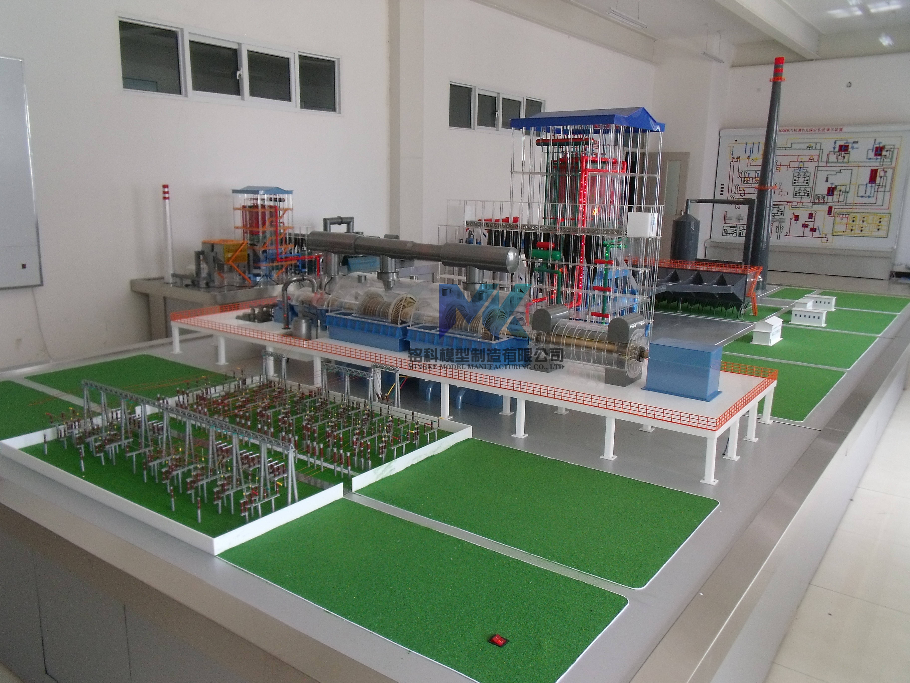 1000mw火力发电厂整体模型