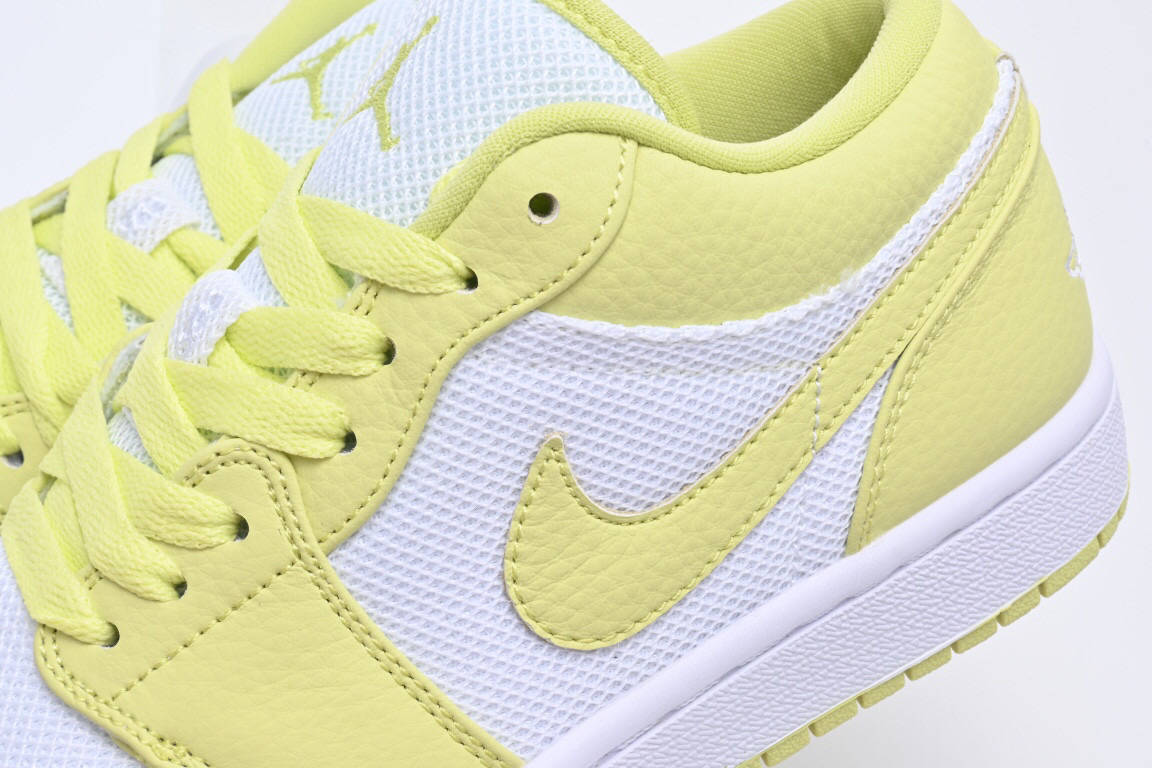 乔丹airjordan1lowlimelightaj1荧光黄低帮篮球鞋