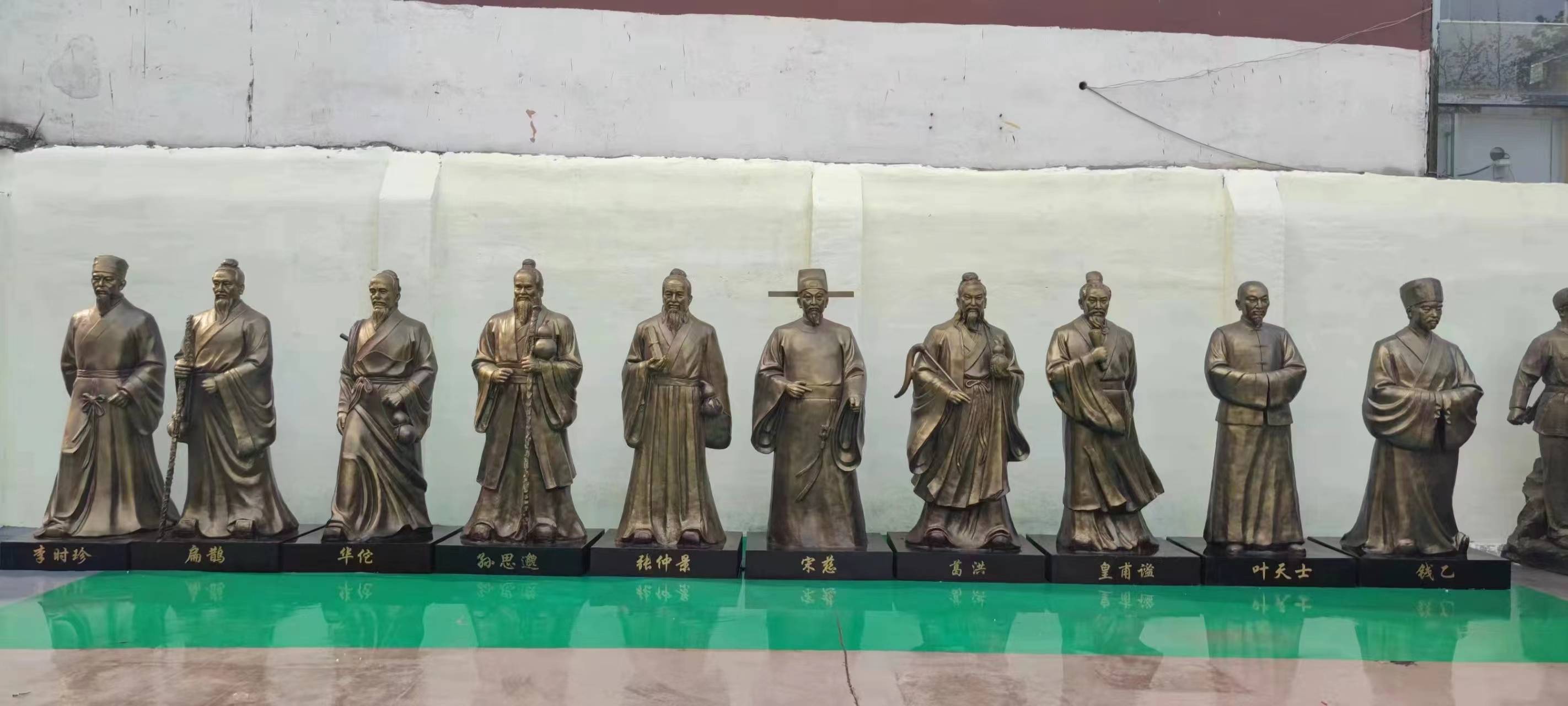 各种玻璃钢锻铜铸铜医学人物雕塑，欢迎各界定制