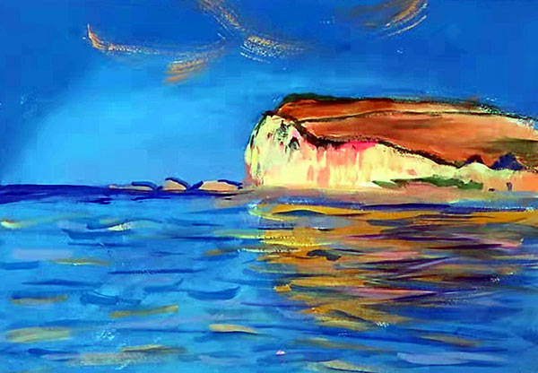 儿童画赏析美轮美奂的海上风景