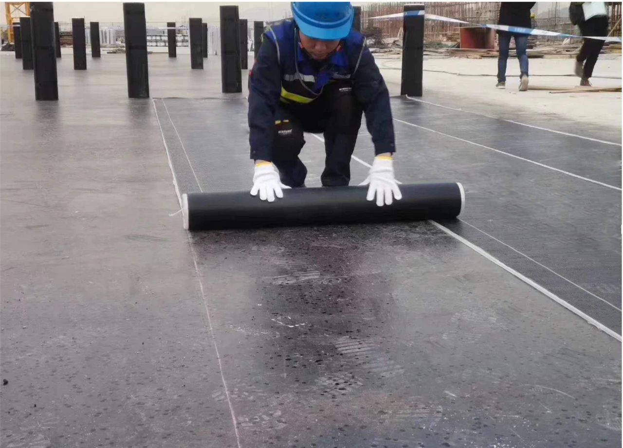 pvc地板 上海华塑 地毯纹2.0静音防水阻燃 pvc片材弹性石塑地板胶-阿里巴巴