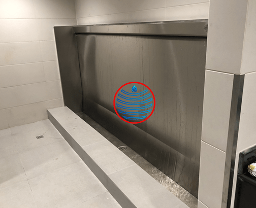 山东临沂小学不锈钢小便池洗手槽使节水效果