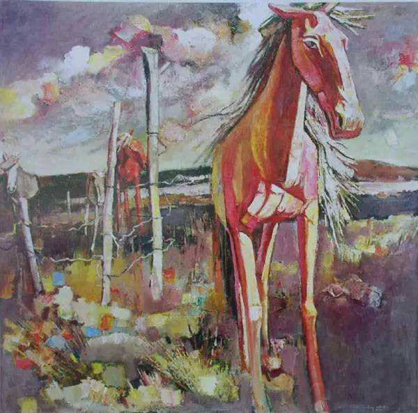 阿斯巴根油画作品