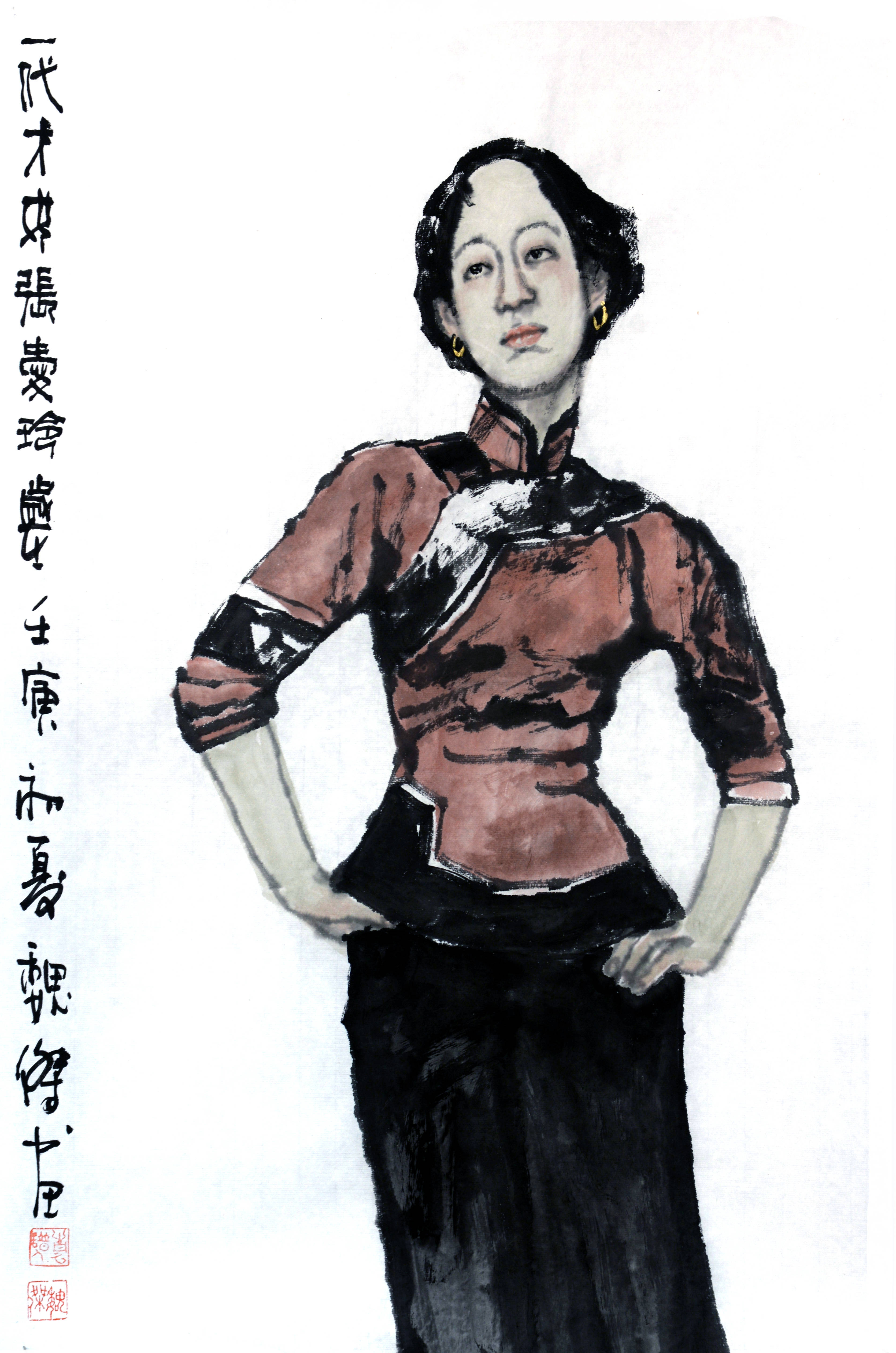 历史人物一一魏杰人物画作品欣赏