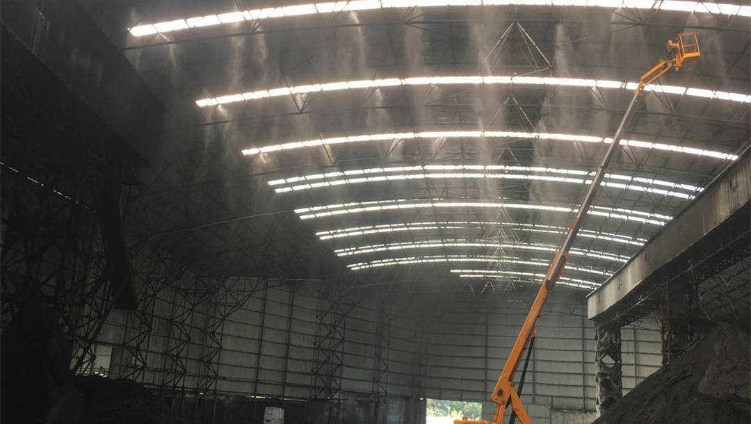 煤场降尘喷淋系统,煤场降尘喷淋系统高效降尘