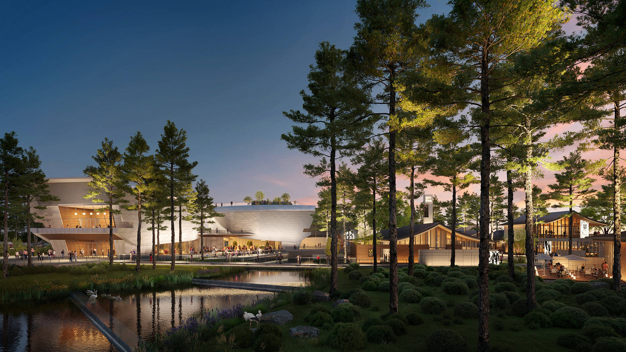 南昌全新大型滨水生态文旅商业综合体华侨城欢乐象湖lla建筑设计公司