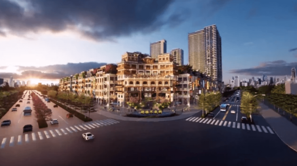 梧州这个楼盘有50多栋别墅!至今无人居住_万辉_广场_四季