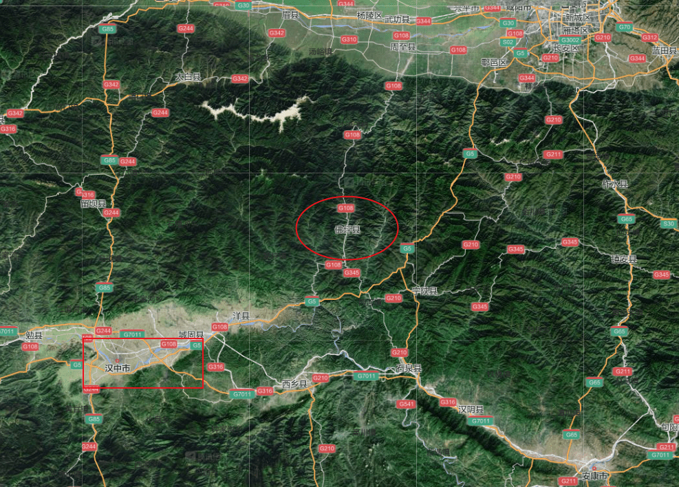 佛坪县,地处中国自然地理之南北分界线的秦岭南麓,位于陕西省汉中市