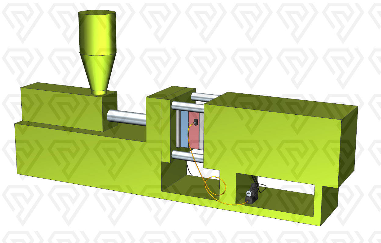鱼肠模内切水口,模内热切,注塑机自带液压模内切水口_时间_良品_信号
