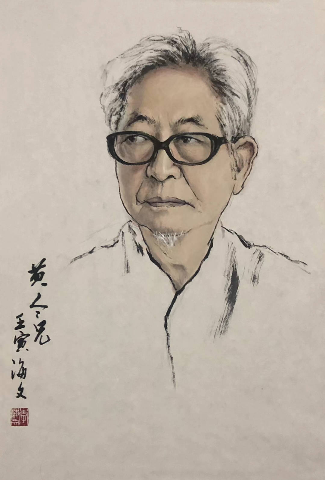 李海文人物国画图片