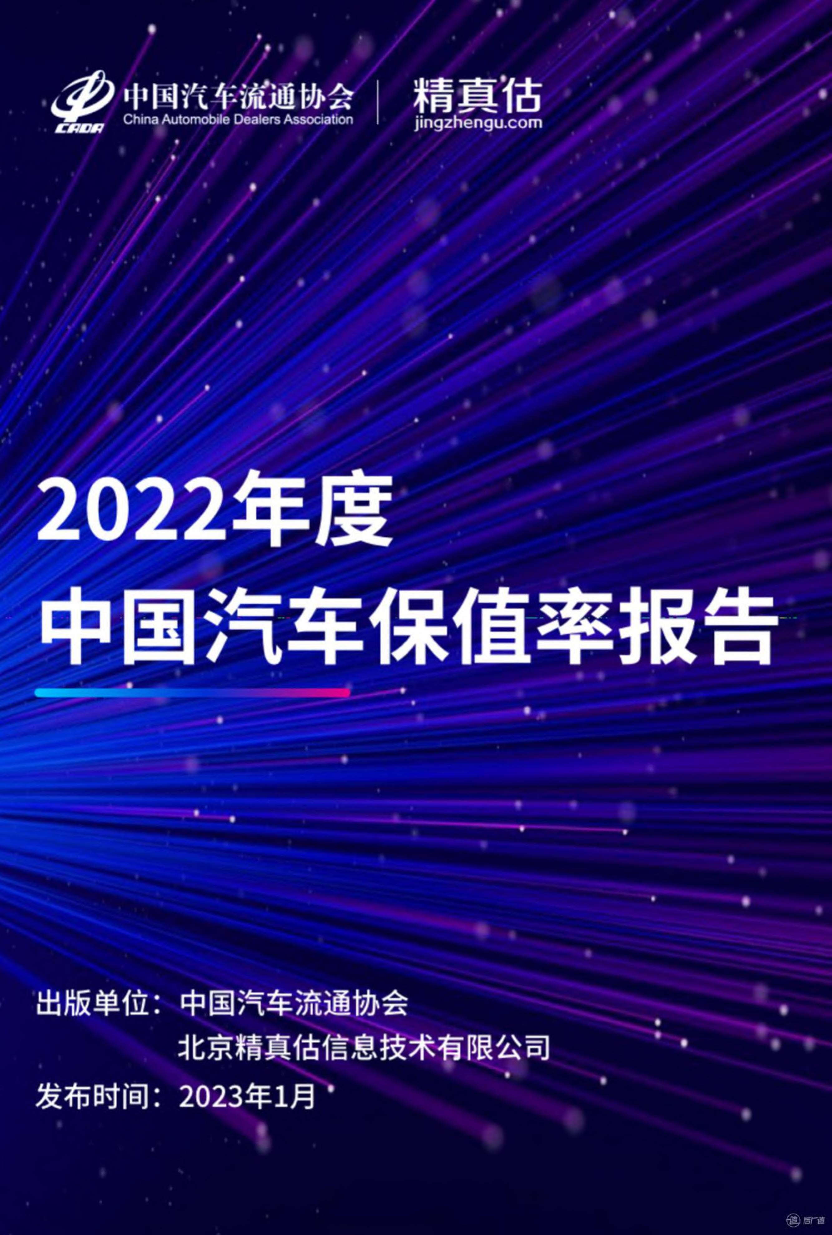 2022年度中国汽车品牌保值率陈述