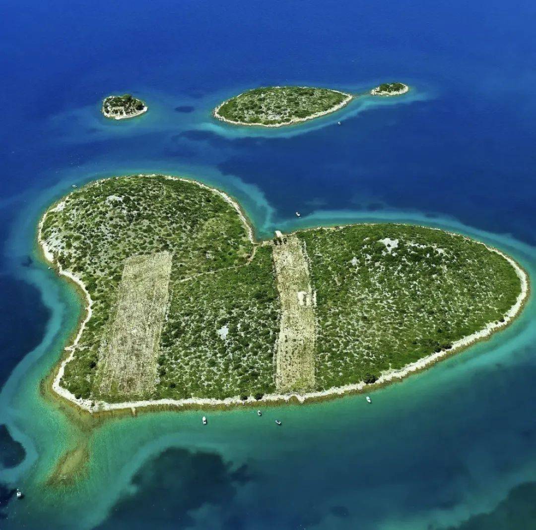克罗地亚心形岛位置图片