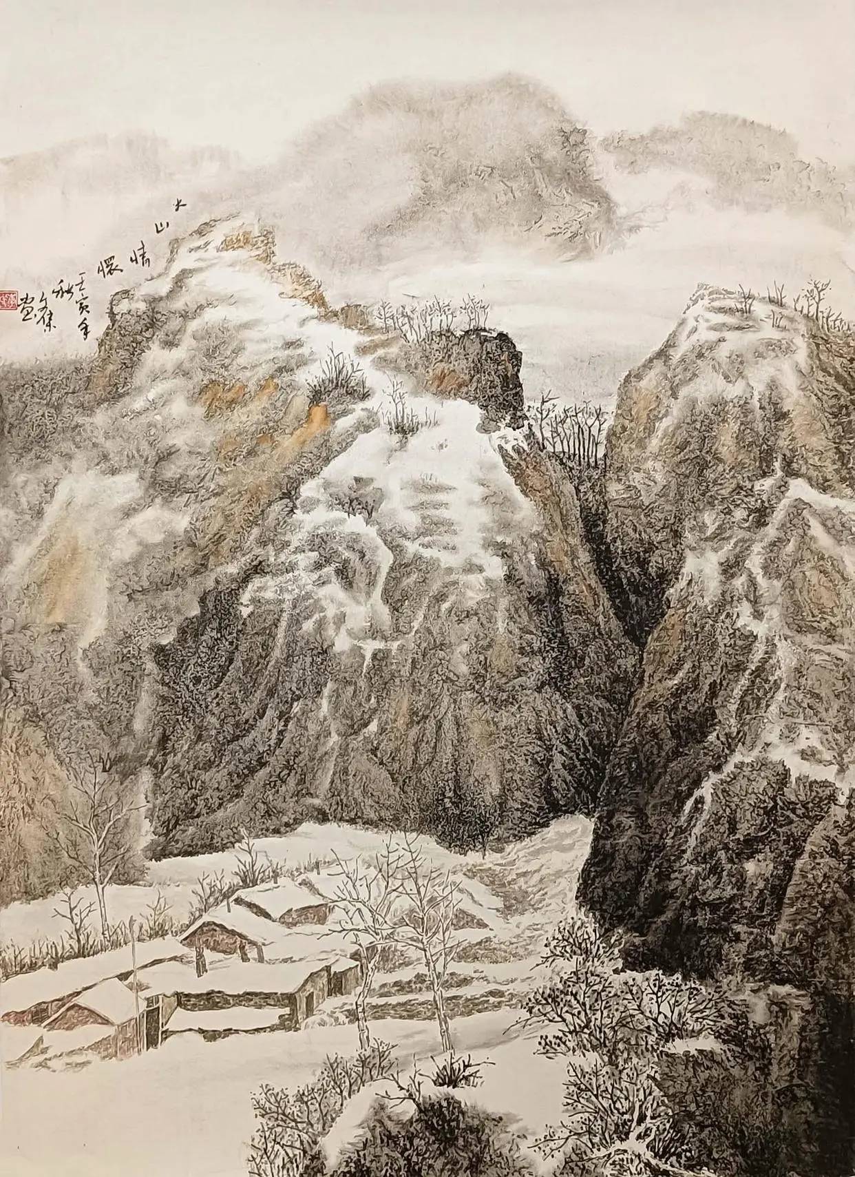 砚田心耕乡村风骨——著名画家李文集作品欣赏_美术家协会_黑龙江省