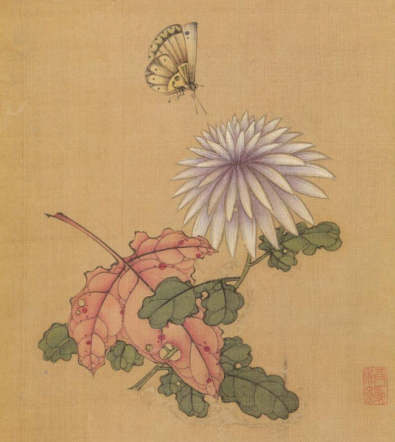 陳洪綬花鳥畫合集全95幅國畫高分辨率jpg圖片展_畫冊_花卉_人物