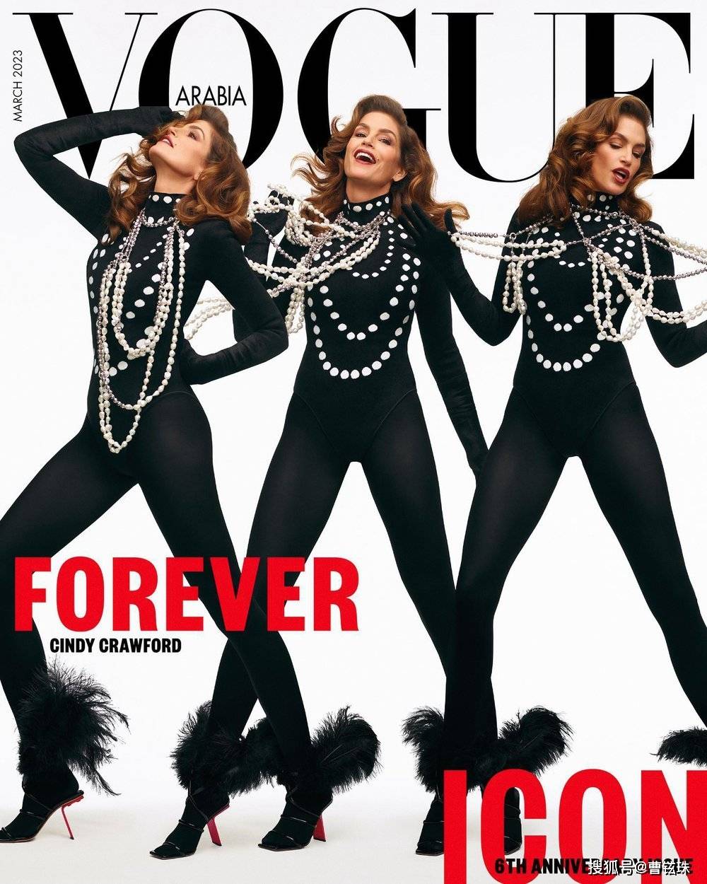 传奇超模辛迪·克劳馥,《Vogue》专访时尚摄影-搜狐大视野-搜狐新闻