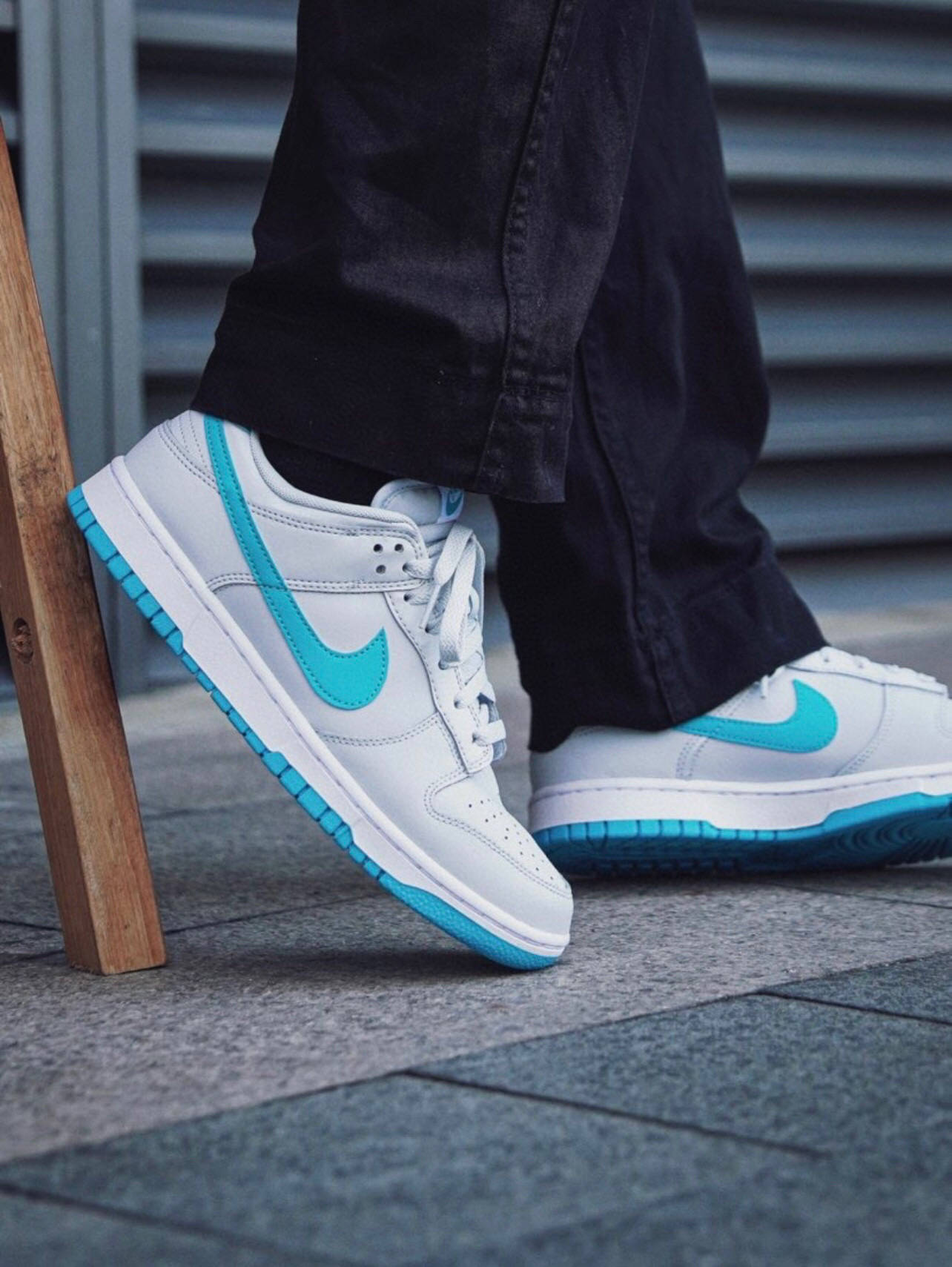耐克灰北卡蓝 nike dunk low light blue 低帮运动板鞋