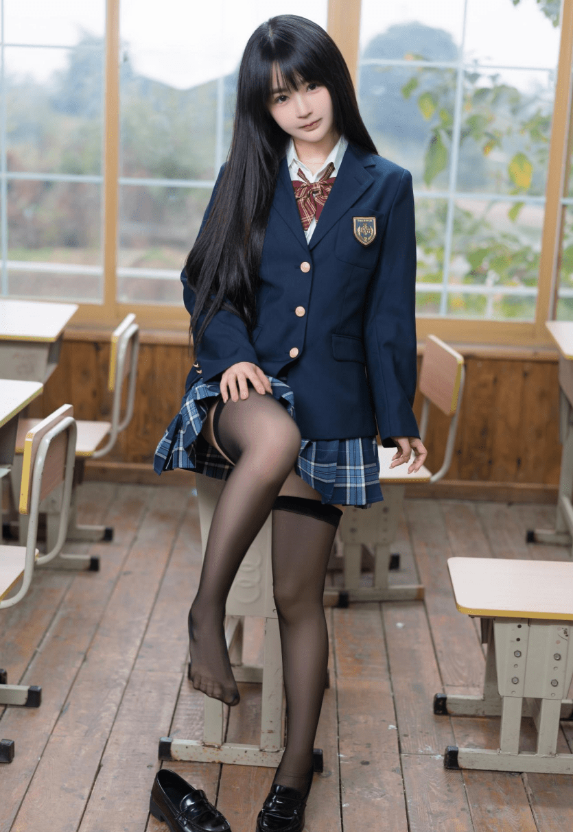 樱井宁宁cos~放课后jk 写真作品图片欣赏_coser_美女_因为