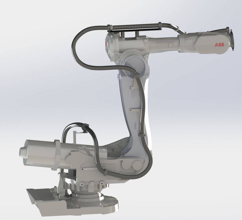 机器人管线包_气管_进行_电源线