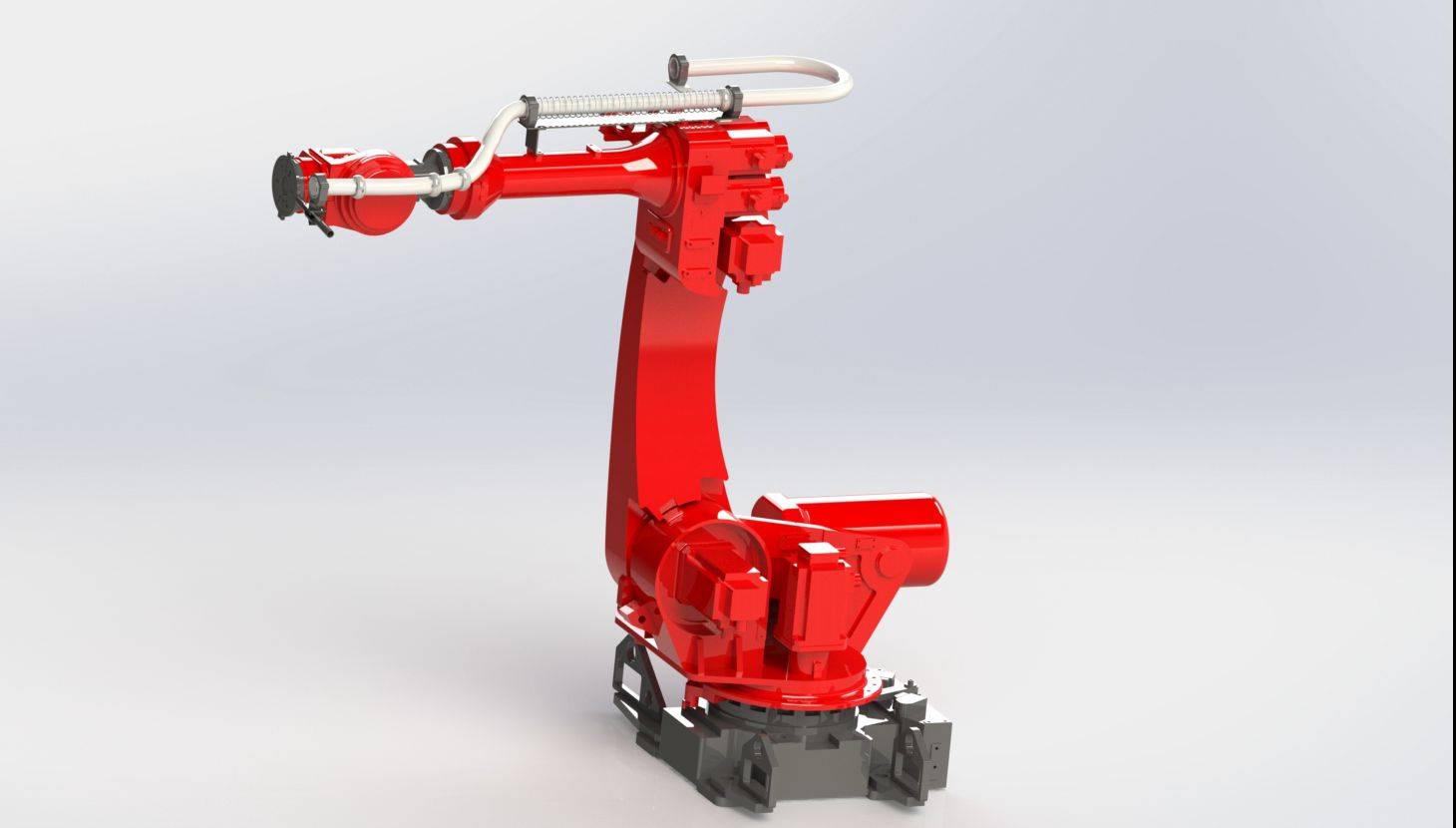 机器人管线包_气管_进行_电源线