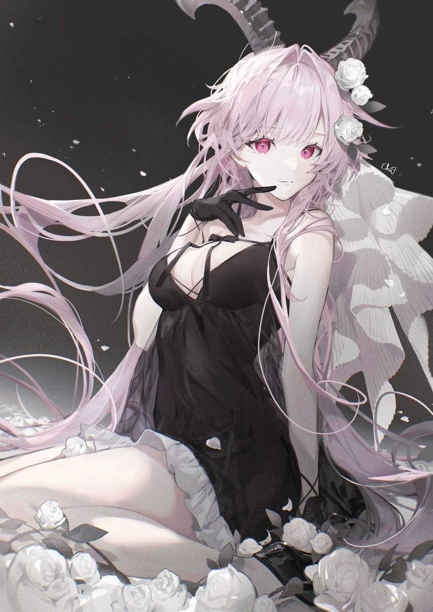 把气质穿起来- 黑洋装壁纸特辑 -_黑色_女性_颜色