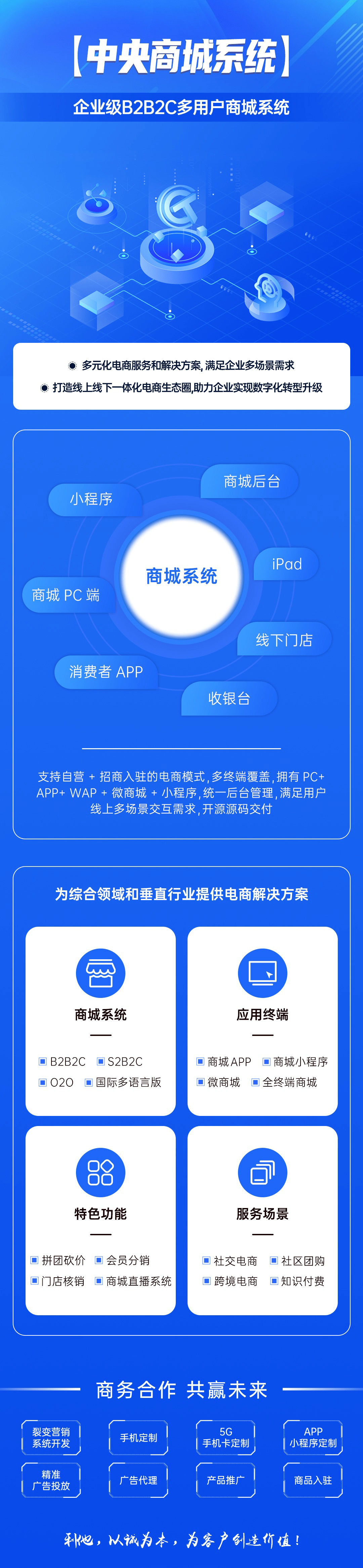 有为通讯：中央商城系统，一站式企业级B2B2C多用户商城系统，助企业转型升级（有为控股集团）