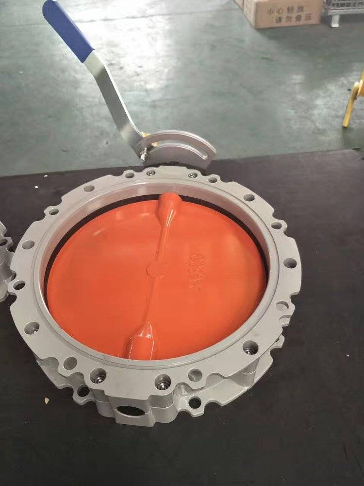 d41x-16l手动粉尘蝶阀 d41x10l手柄法兰蝶阀