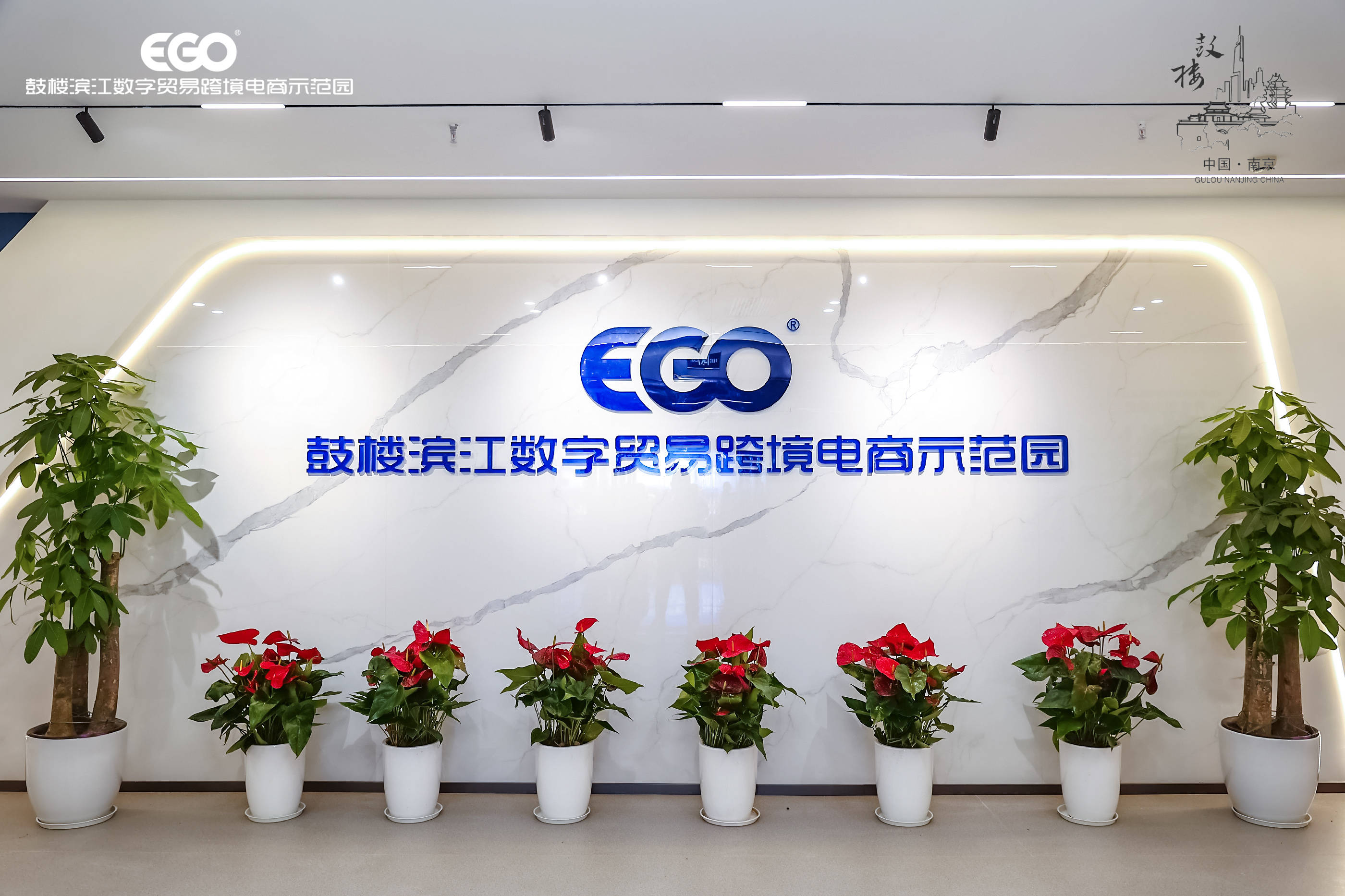 大海星橙南京分公司位于鼓楼滨江数字贸易跨境电商示范园,作为深跨协