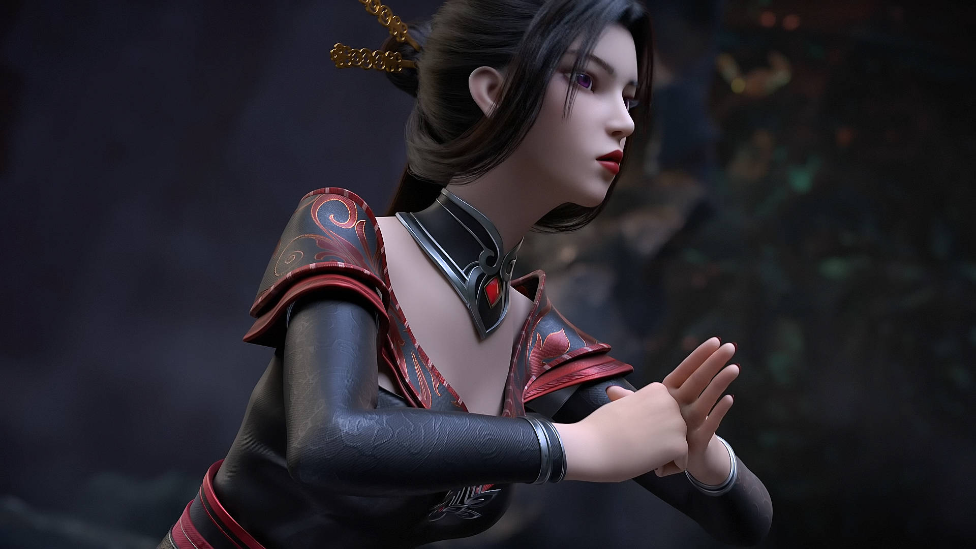 《仙武传》动漫壁纸之嗜血殿:殿主、霍都、月娇_阎双尊_叶辰_内乱