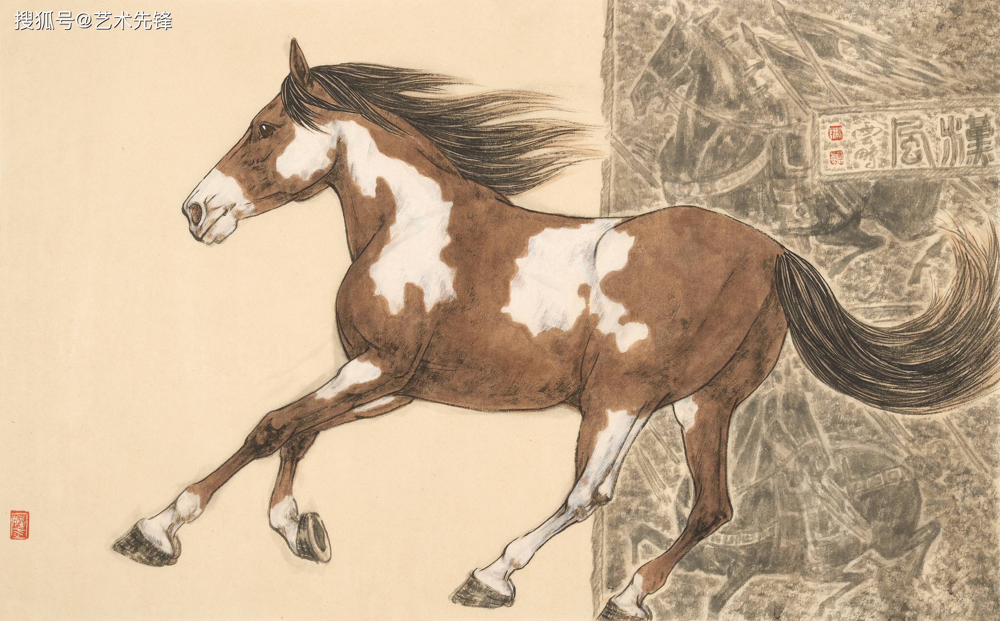 「陈云鹏画马」是用真挚的感情与敬畏之心,表现他对马的热爱_作品