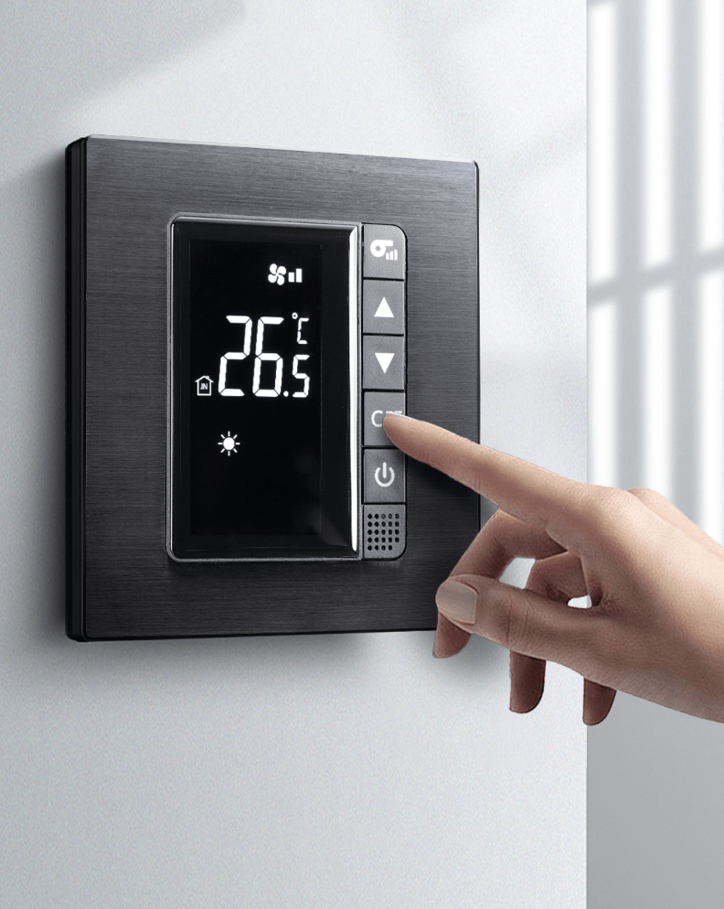 系列智能温控面板惊艳来袭,五大核心亮点赋能酒店绿色升级_节能_空调