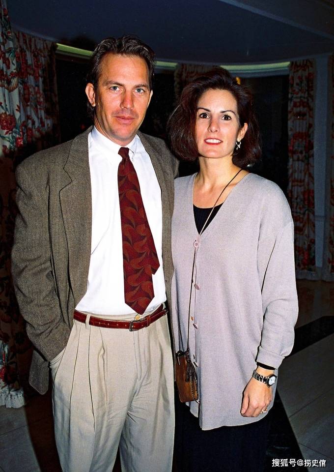 凯文·科斯特纳和他的第一任妻子辛迪·席尔瓦