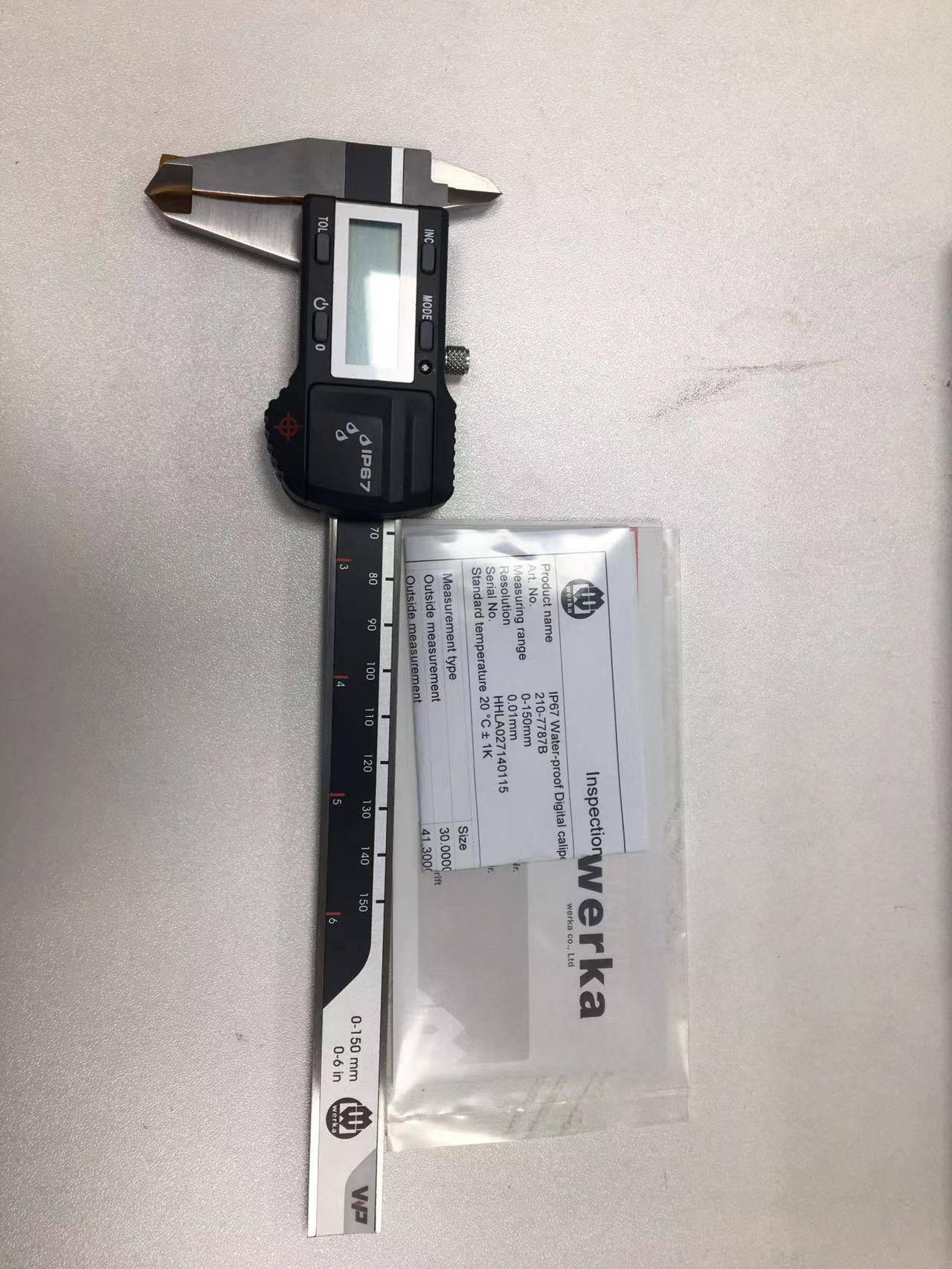 【中崎】湖南代表处新签约代理品牌德国werka卡尺210-7787b完全可以