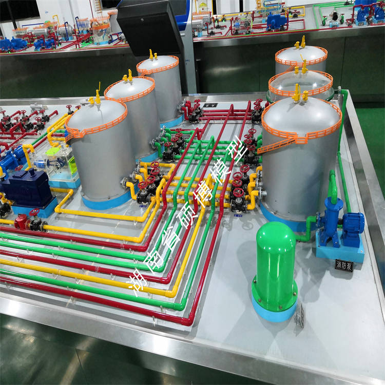 硕博成品油库模型5,真空系统的作用:①试离心泵和吸入管库充满所输油