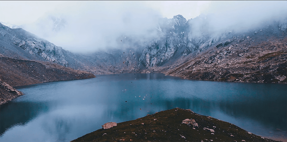 祁连冰沟风景区图片