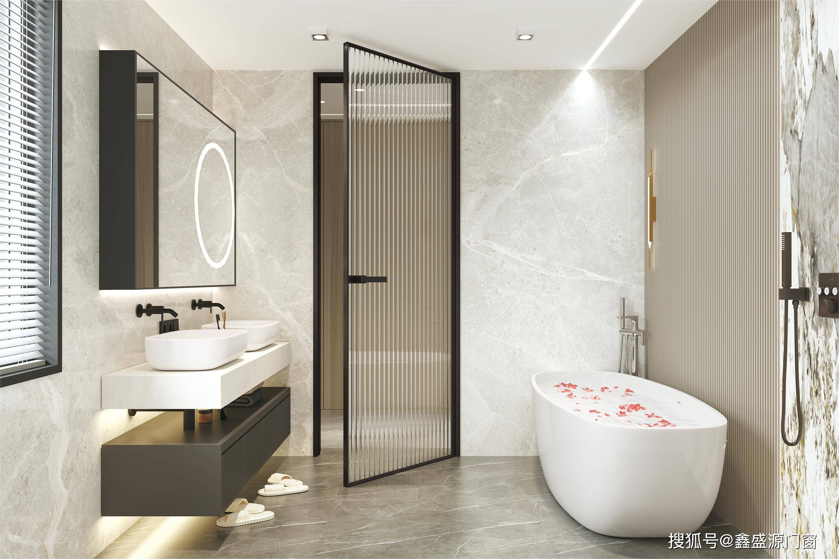 3510极简平开门丨开启未来,遇见美好_盛源_门窗_的设计