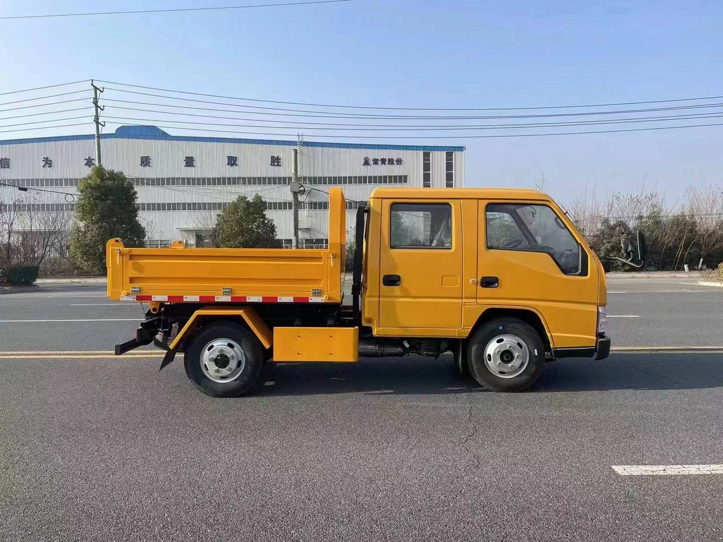 江铃蓝牌双排座自卸垃圾车厂家参数_搜狐汽车_搜狐网