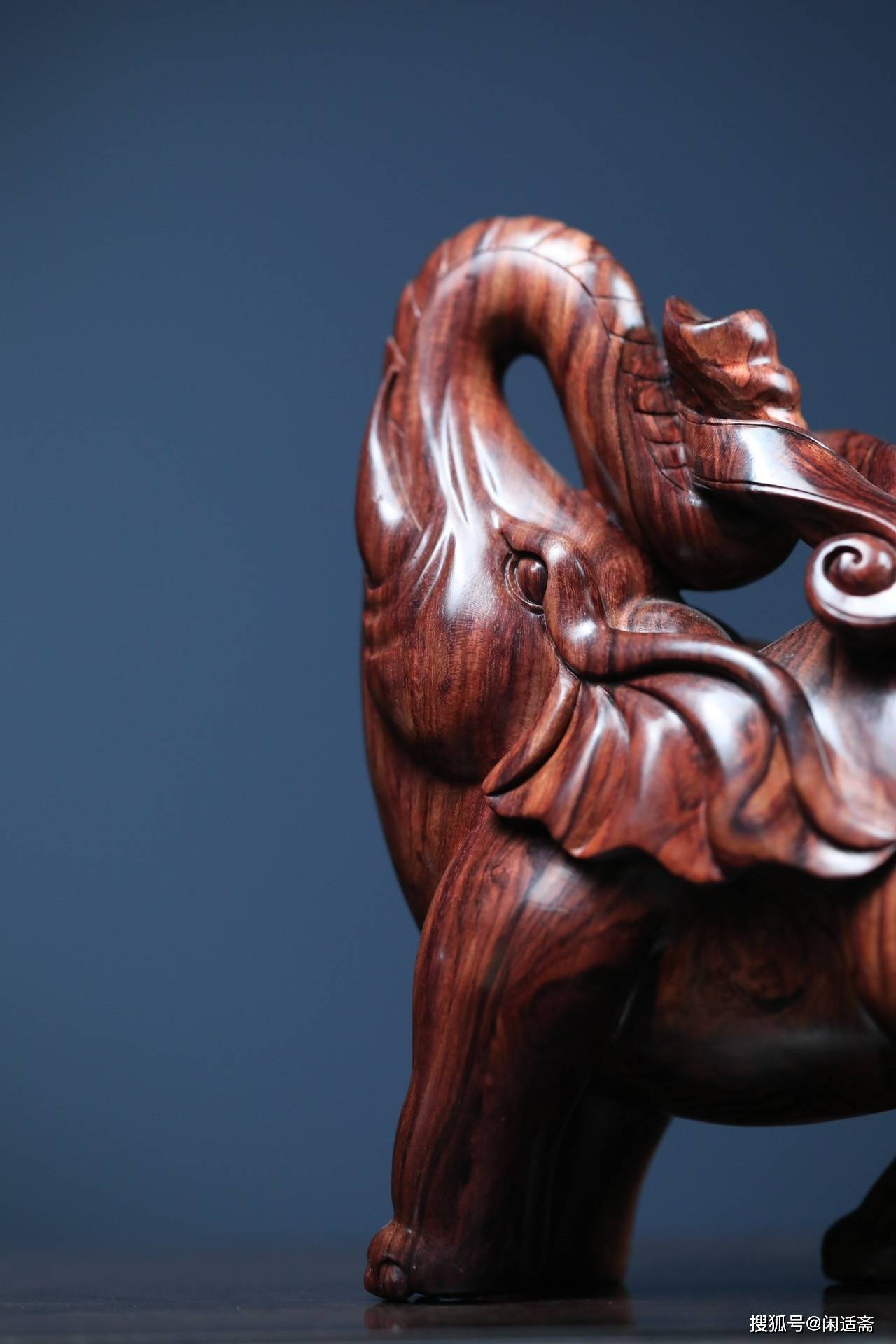 海南黄花梨,吉象如意,文玩赏摆_吉祥灵_大象_寓意