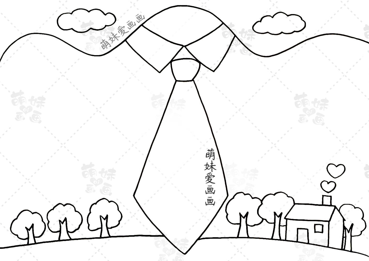 我的超人爸爸第四款简笔画:爸爸的爱第五款简笔画:共度父亲节欢迎大家