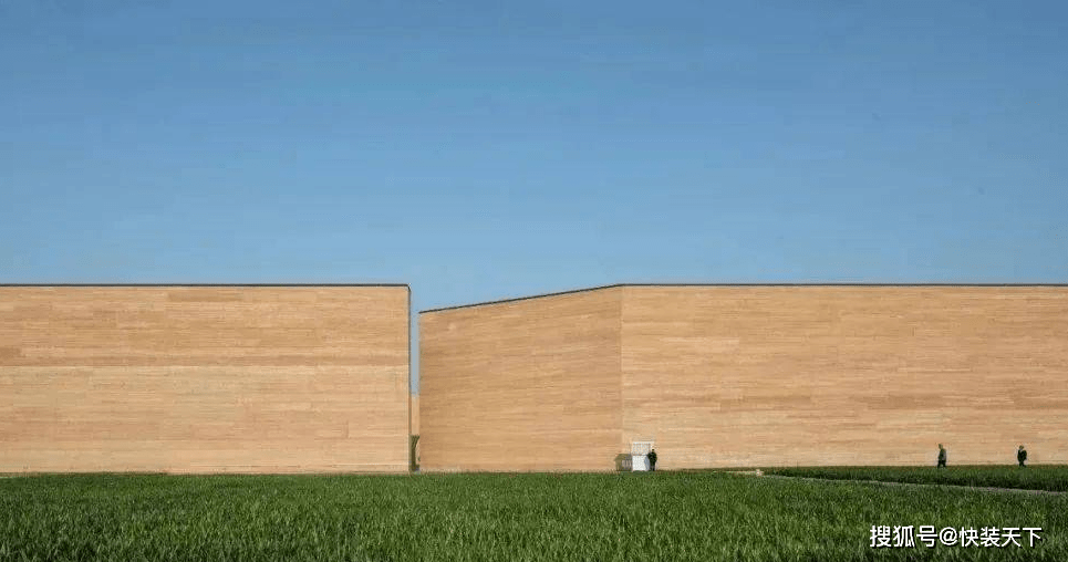 夯土板创新 金邦板纤维水泥装饰挂板装饰夯土墙_传统_建筑_效果